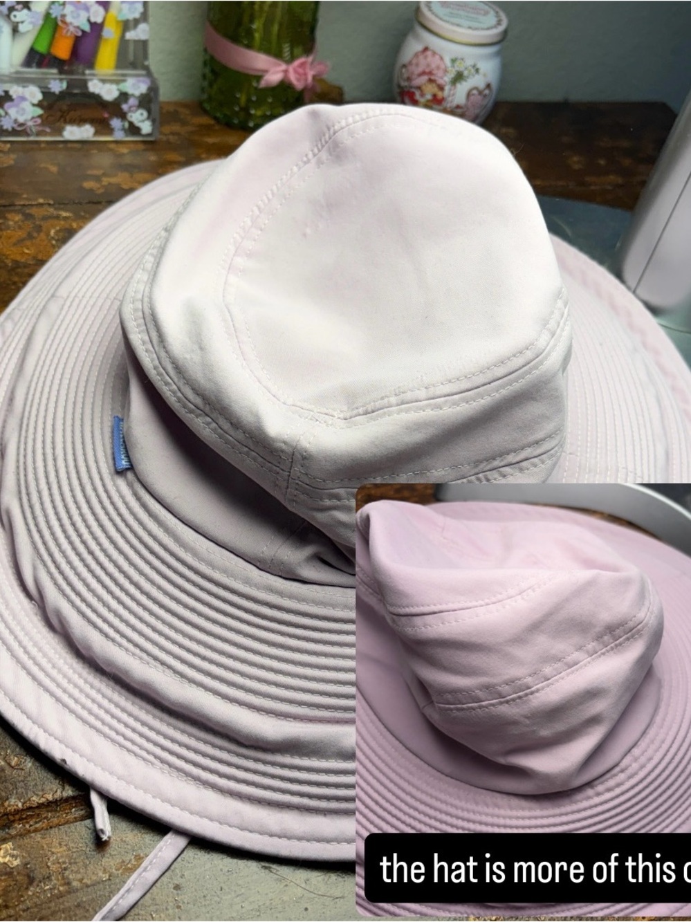 Light Purple Women's Sun Bucket Hat wallaroo